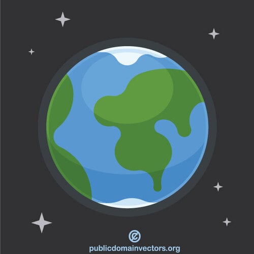 Planet Earth clipart -kuva