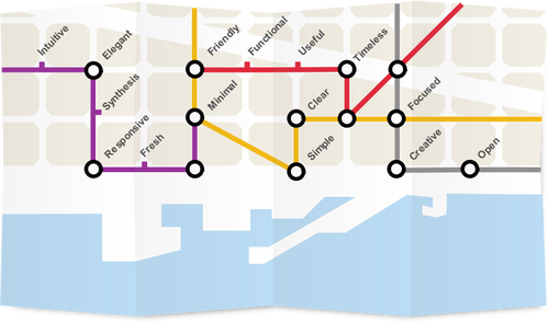 Ícone do mapa de metrô