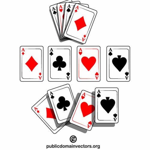 אסים משחקים קלפים