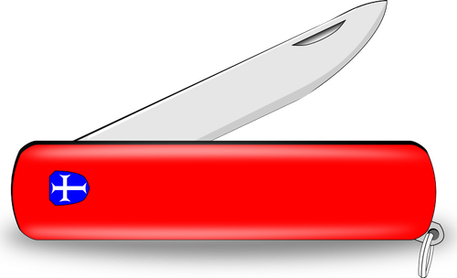 Coltello da tasca rosso