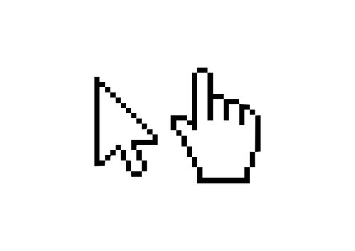 Arrow as mouse pointer