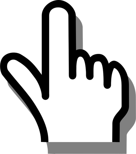 Vector illustration of cursor sign