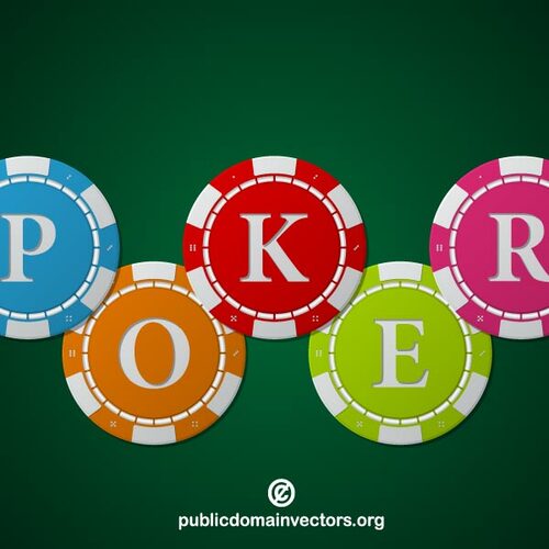 Casino-token ClipArt-Grafiken