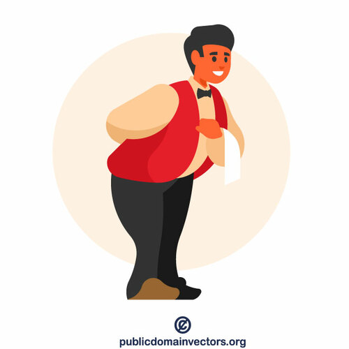 Polite waiter