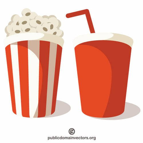 Pop-corn et soda