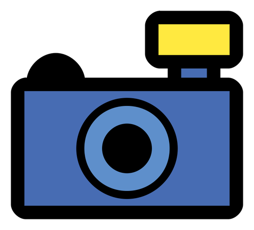 Amateur-Fotografie Kamera Symbol Vektor-ClipArt