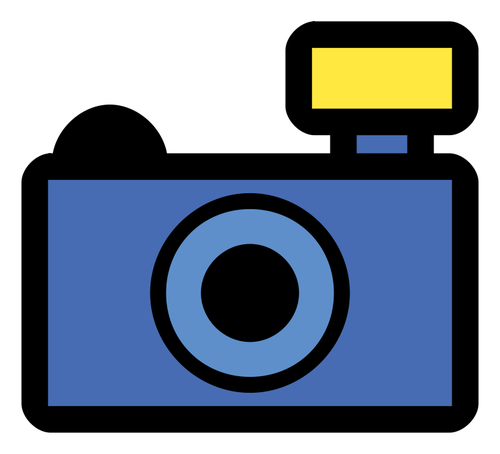 Vector afbeelding van cam fotopictogram