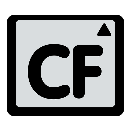 Icône de vecteur de CF