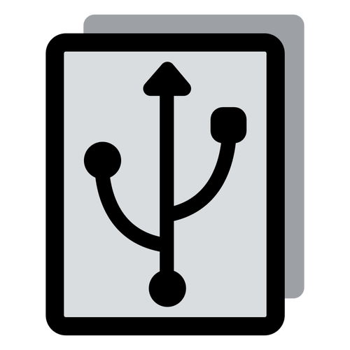 USB disk vektor image