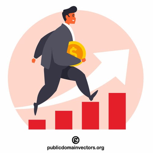 Profit growth concept