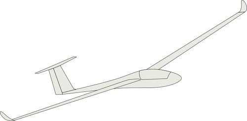 Vector de avión planeador