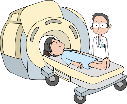 Cartoon MRI image