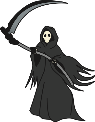 Grim Reaper-Vektor-Bild