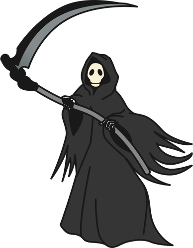 Image vectorielle grim reaper