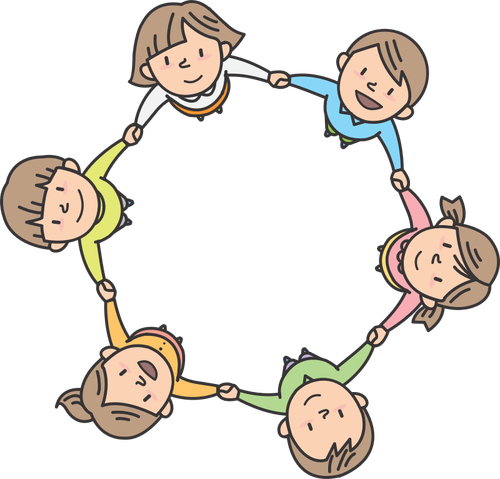 Children in circle