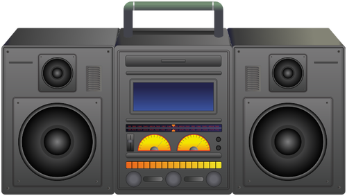 Boombox - přenosný hudební přehrávač