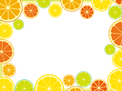 柑橘類のフレーム