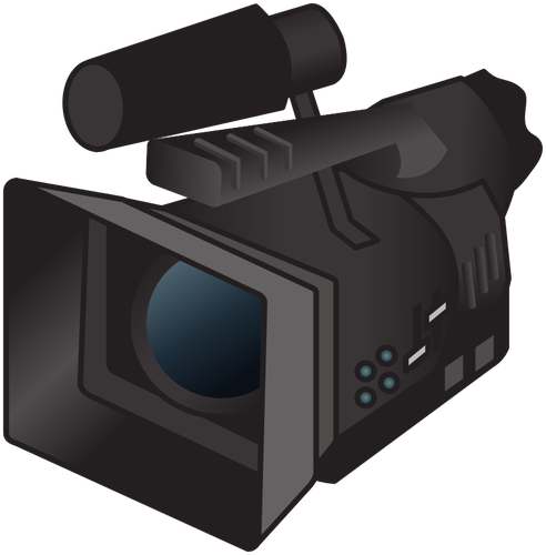 Câmera profissional de televisão