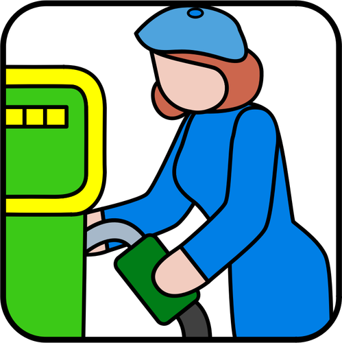 Pumping gas symbol