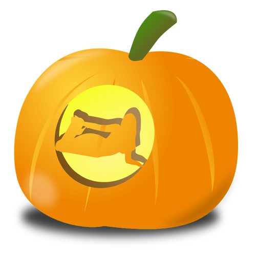 Chica calabaza vector de la imagen