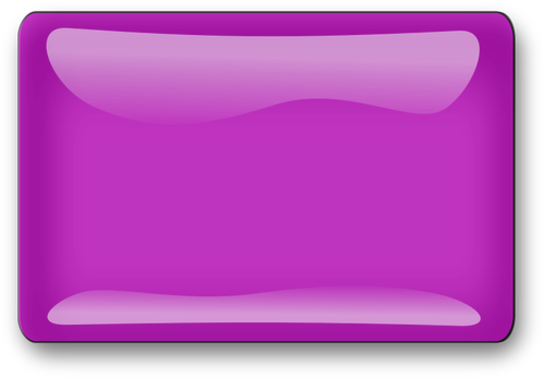 Lesklý fialový čtvercové tlačítko Vektor Klipart