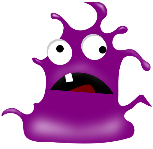 Blob púrpura