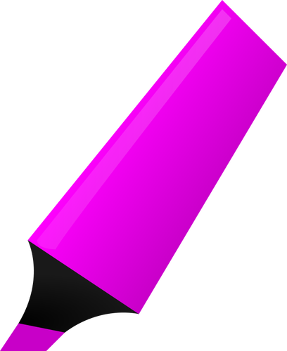 Vector graphics of purple highlighter