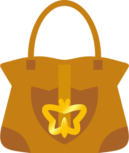 革製のハンドバッグ
