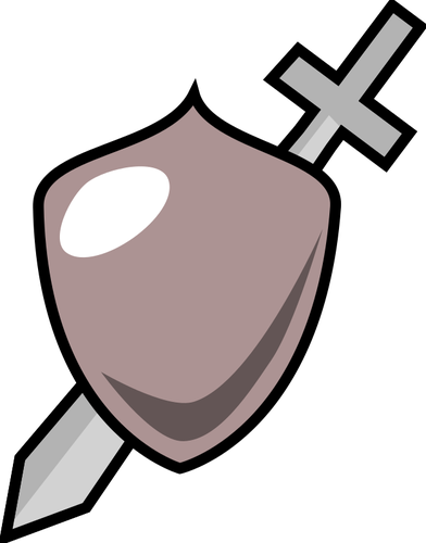 Miecz i tarcza ikona