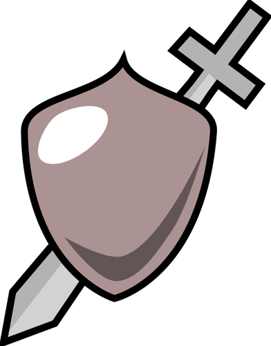 Sword and shield icon