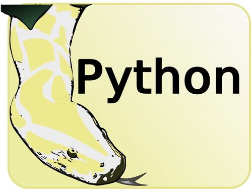 Python vektor gambar