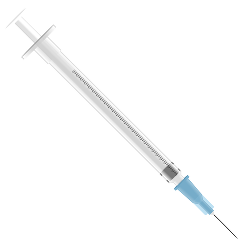 Syringe vector image