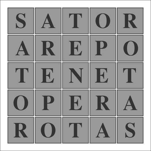 Kwadrat z łacińskich słów