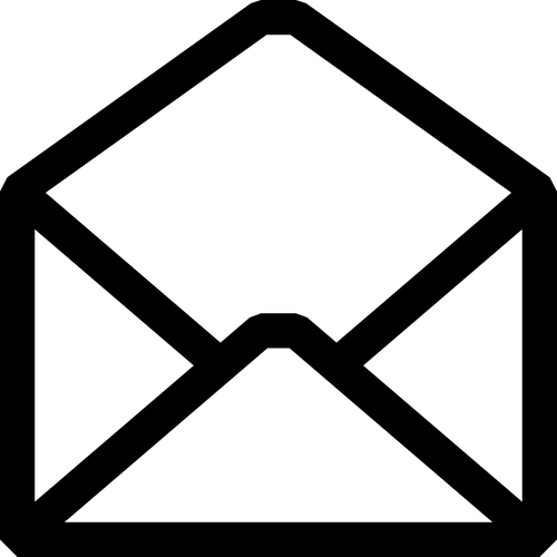Öppet brev vektor icon