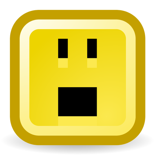 Große Klappe-Smiley-Vektor-Symbol