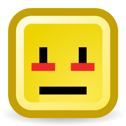 Crying smiley vector icon