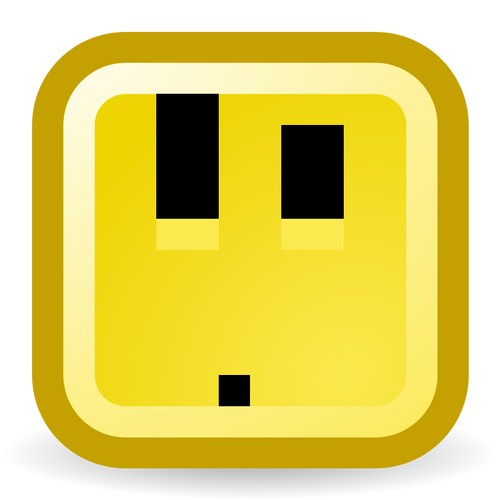 Ooo verward vector smiley icoon