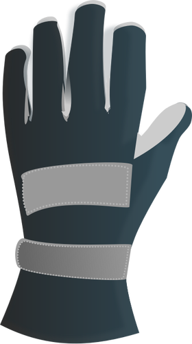 Leather racing glove vector image