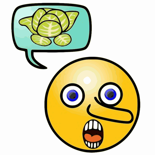 Illustration of liar telling stories emoticon