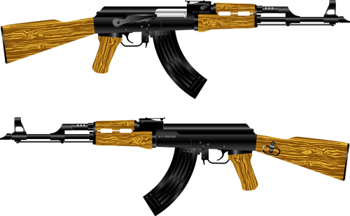 AK 47ライフルベクター画像