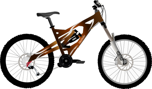 Dessin de vélo de ville professionnel vectoriel