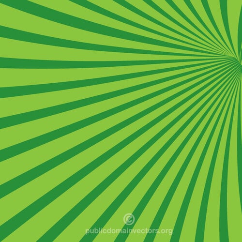 Radial beams green color