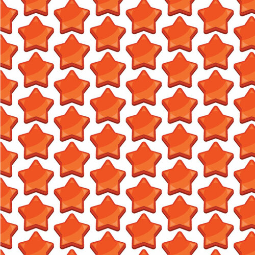 Red star seamless pattern