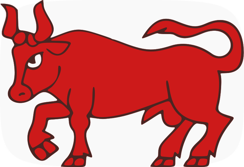 Red bull vector art