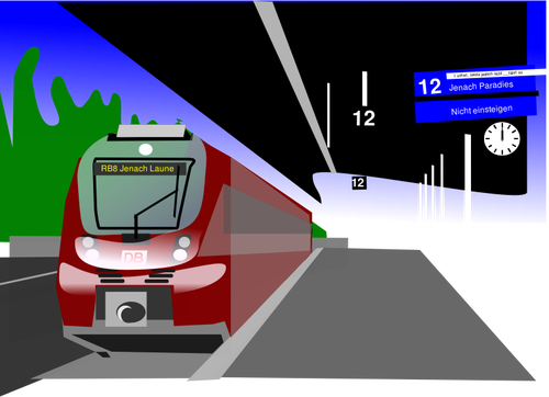 Train vector graphics