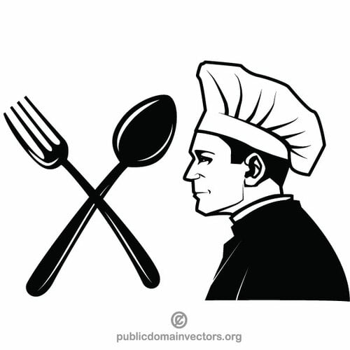 Restaurant chef vector graphics