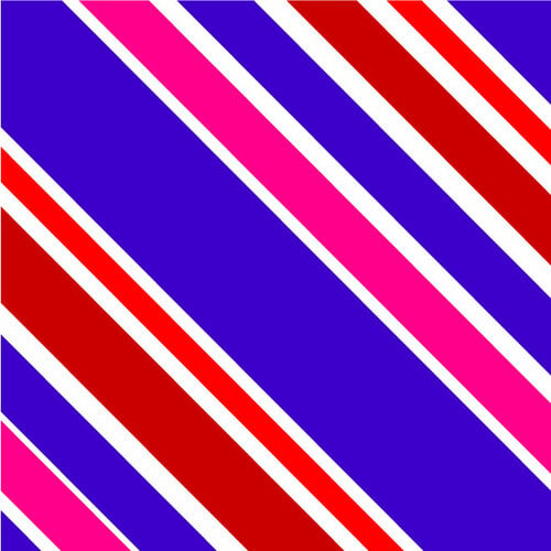 Fargede striper retro mønster
