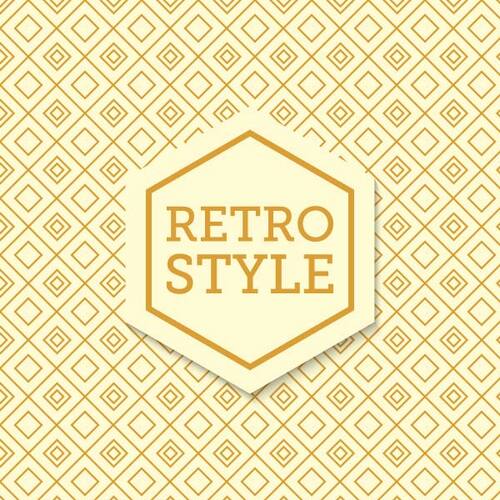 Retro stijl patroon