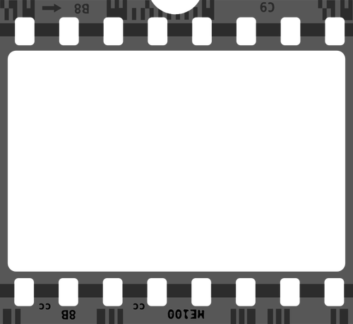 Vector image of blank film strip