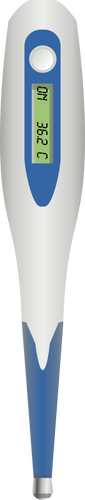 Vector drawing of medical thermometer